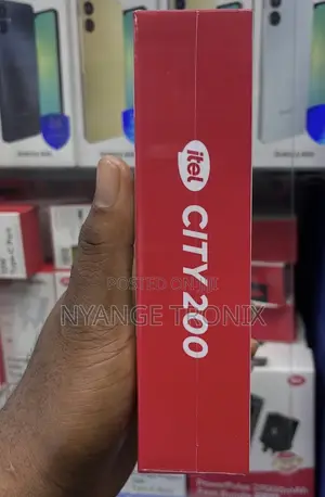 New Itel City 200 128 GB Black