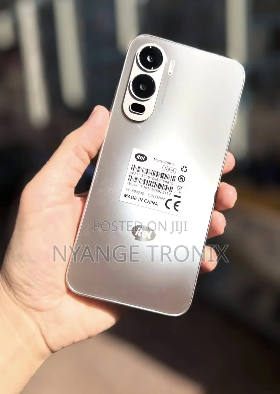 New Itel City 200 128 GB Gray