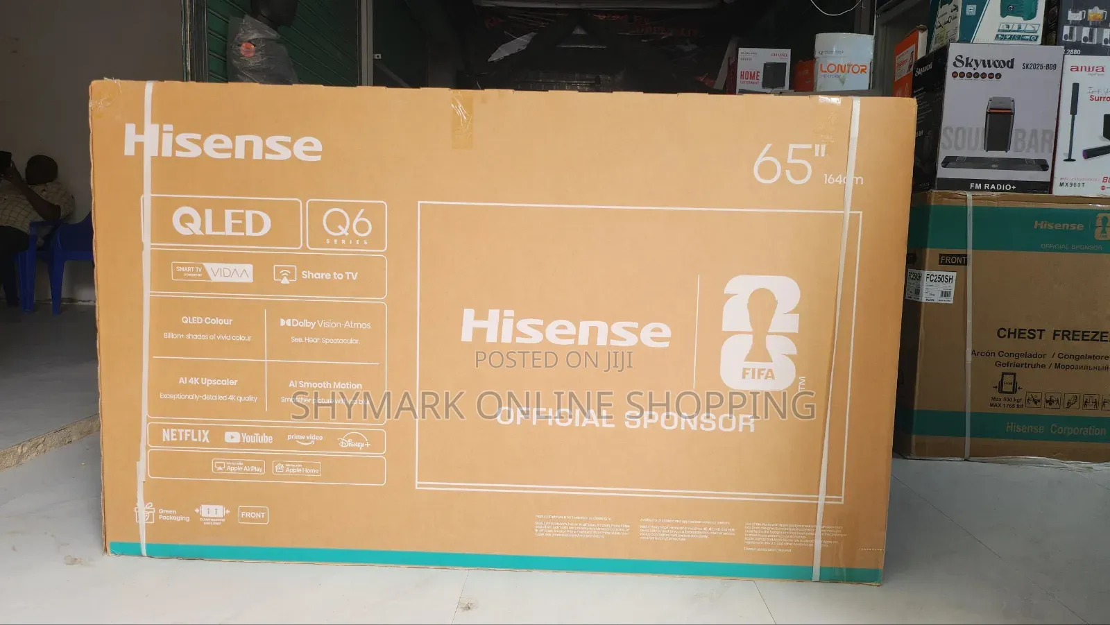 Hisense 65 Inch Qled Smart Tv (65q6q)