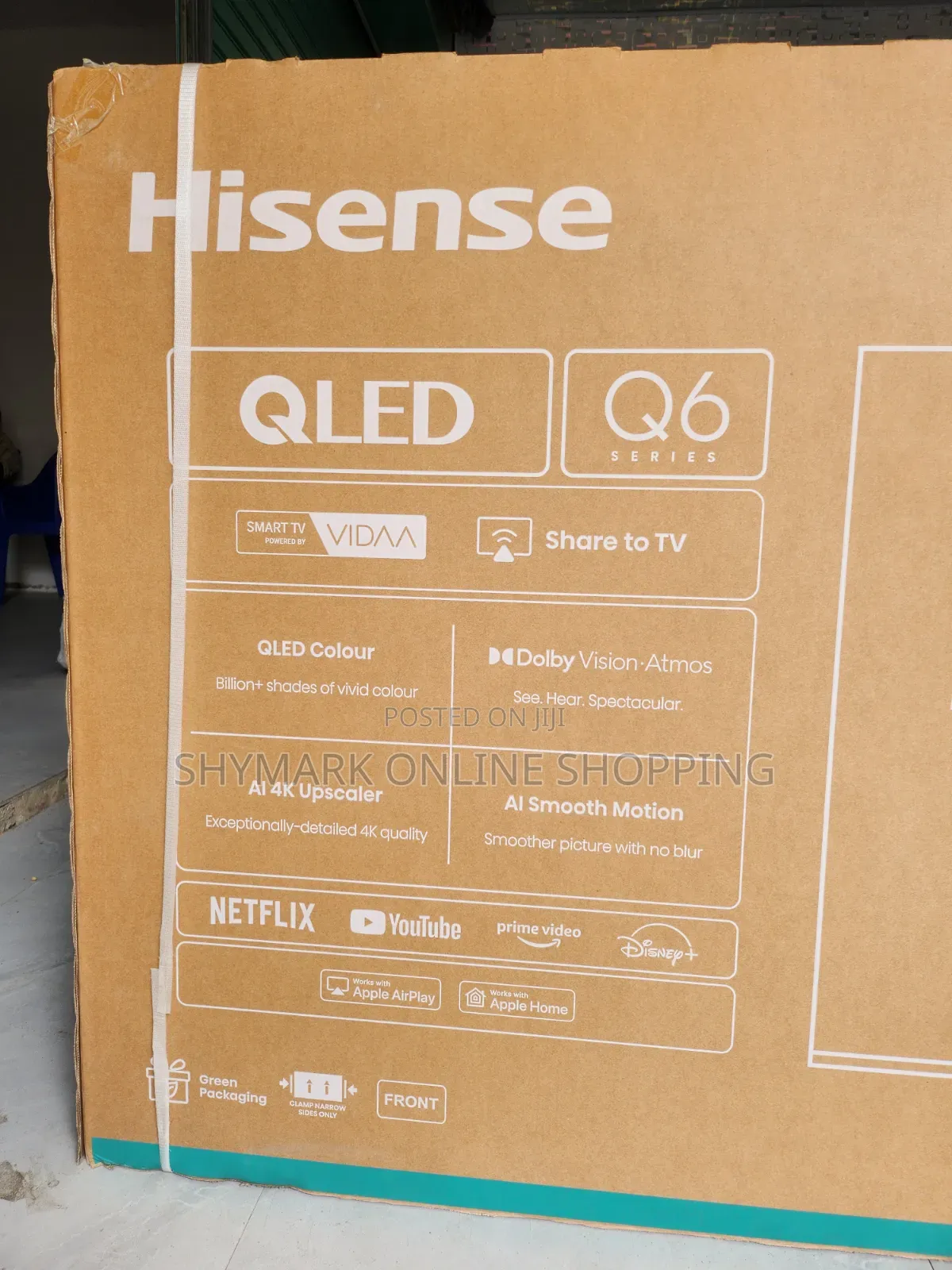 Hisense 65 Inch Qled Smart Tv (65q6q)