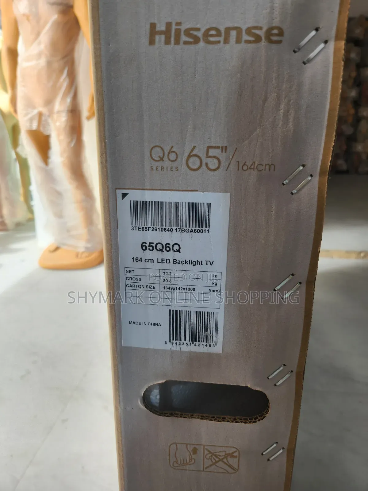 Hisense 65 Inch Qled Smart Tv (65q6q)