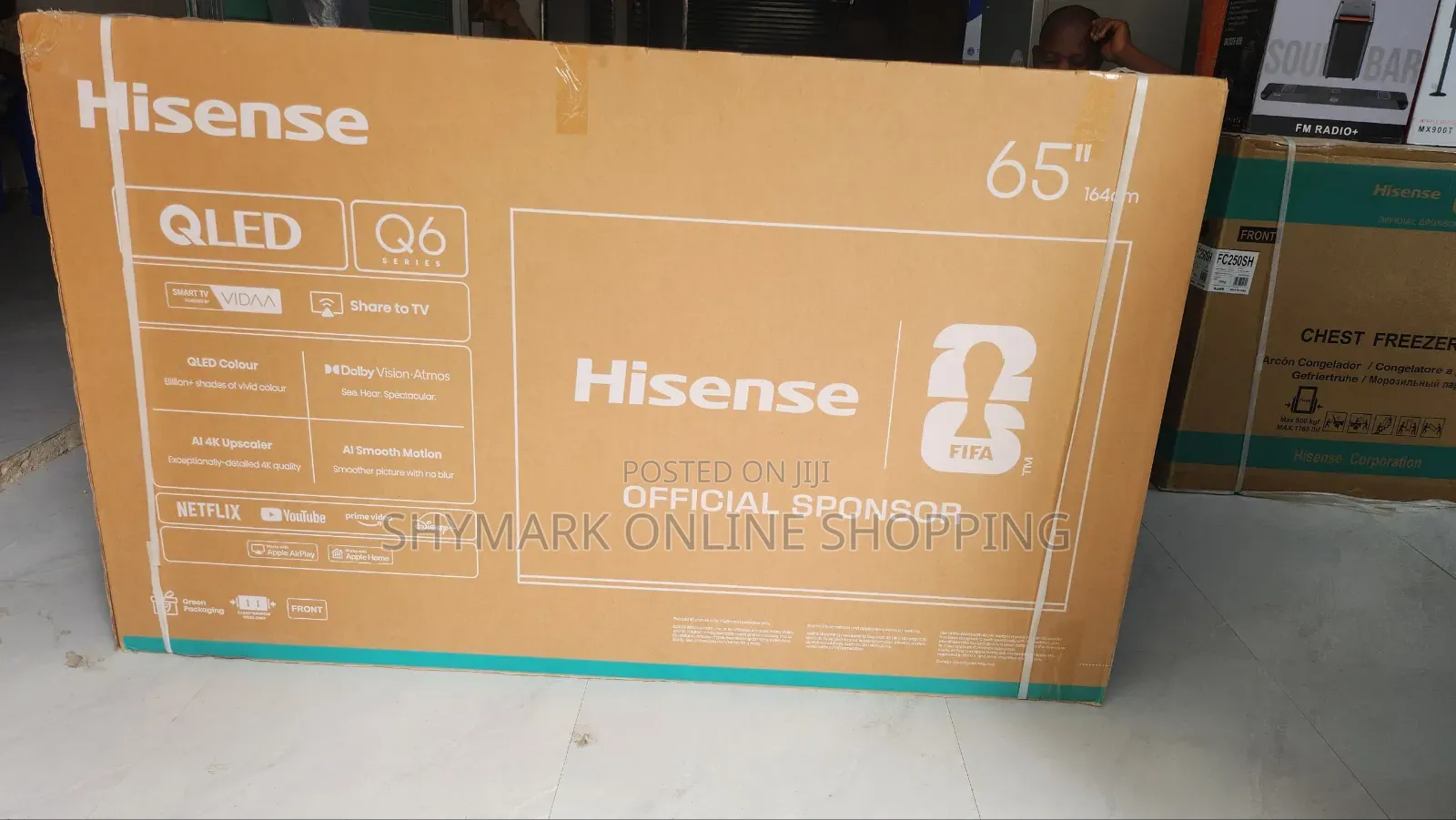 Hisense 65 Inch Qled Smart Tv (65q6q)
