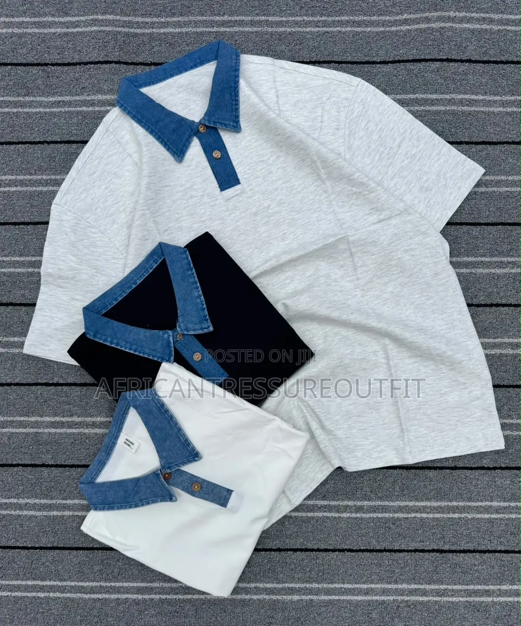 Men Casual Patchwork Polos Tshirt Available