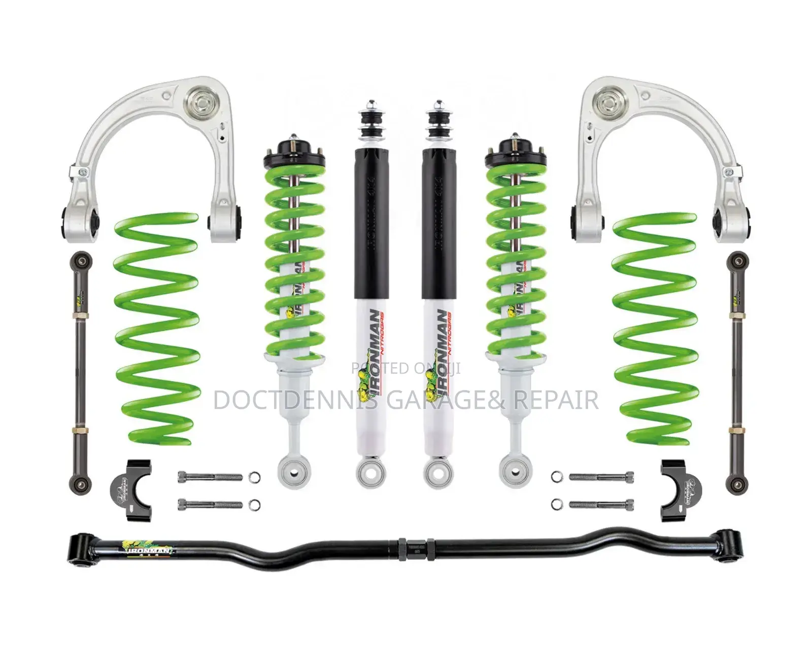 Suspension, Coil, Showcaps, Torsion Bars