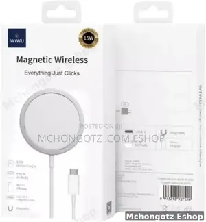 Wiwu Wi-W009 Magnetic Wireless Charger 15w White