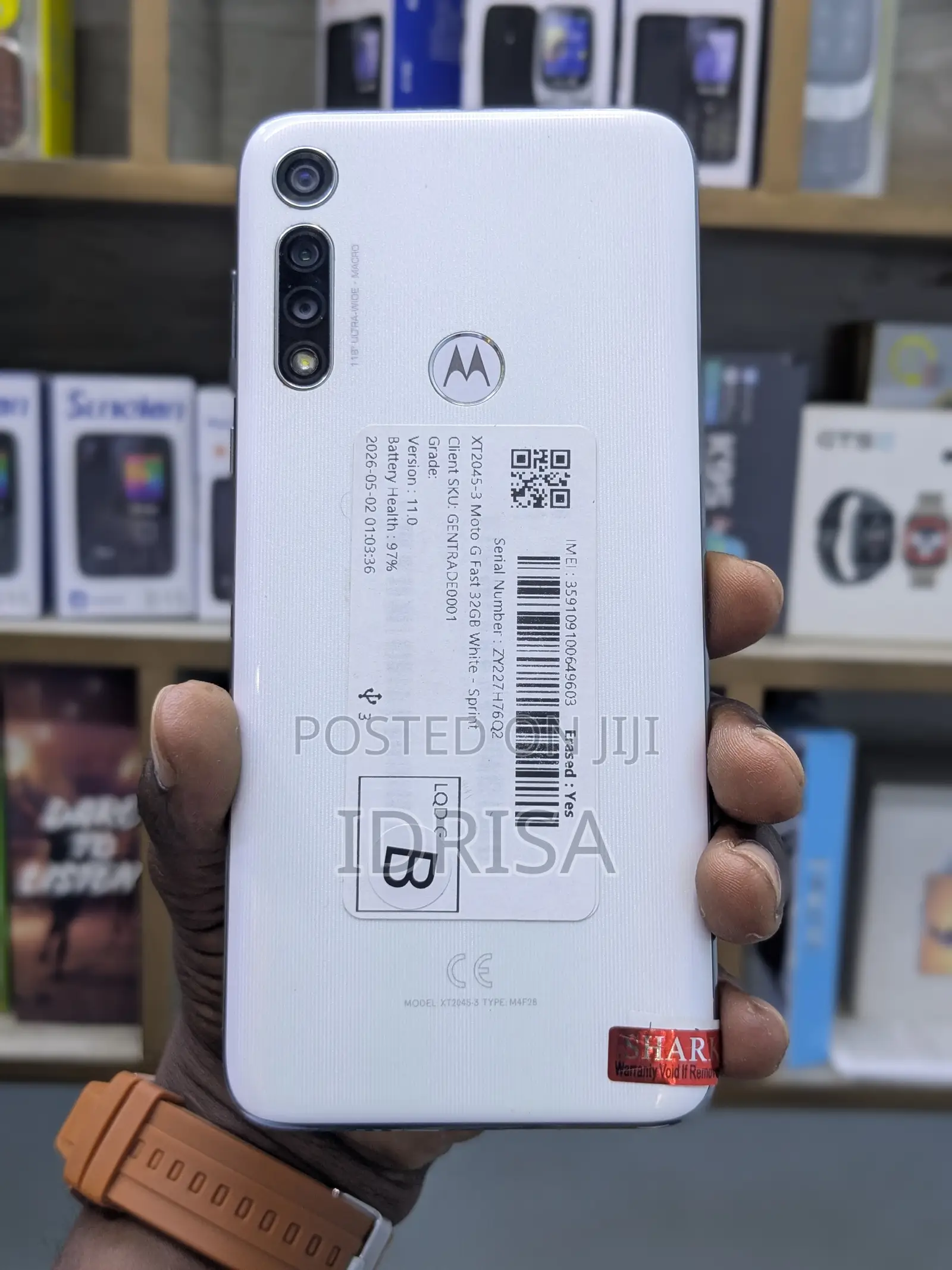 Motorola Moto G Fast 32 GB White