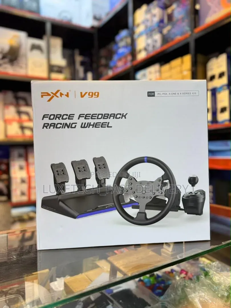 PXN V99 Force Feedback Racing Wheel (Steering Wheel)