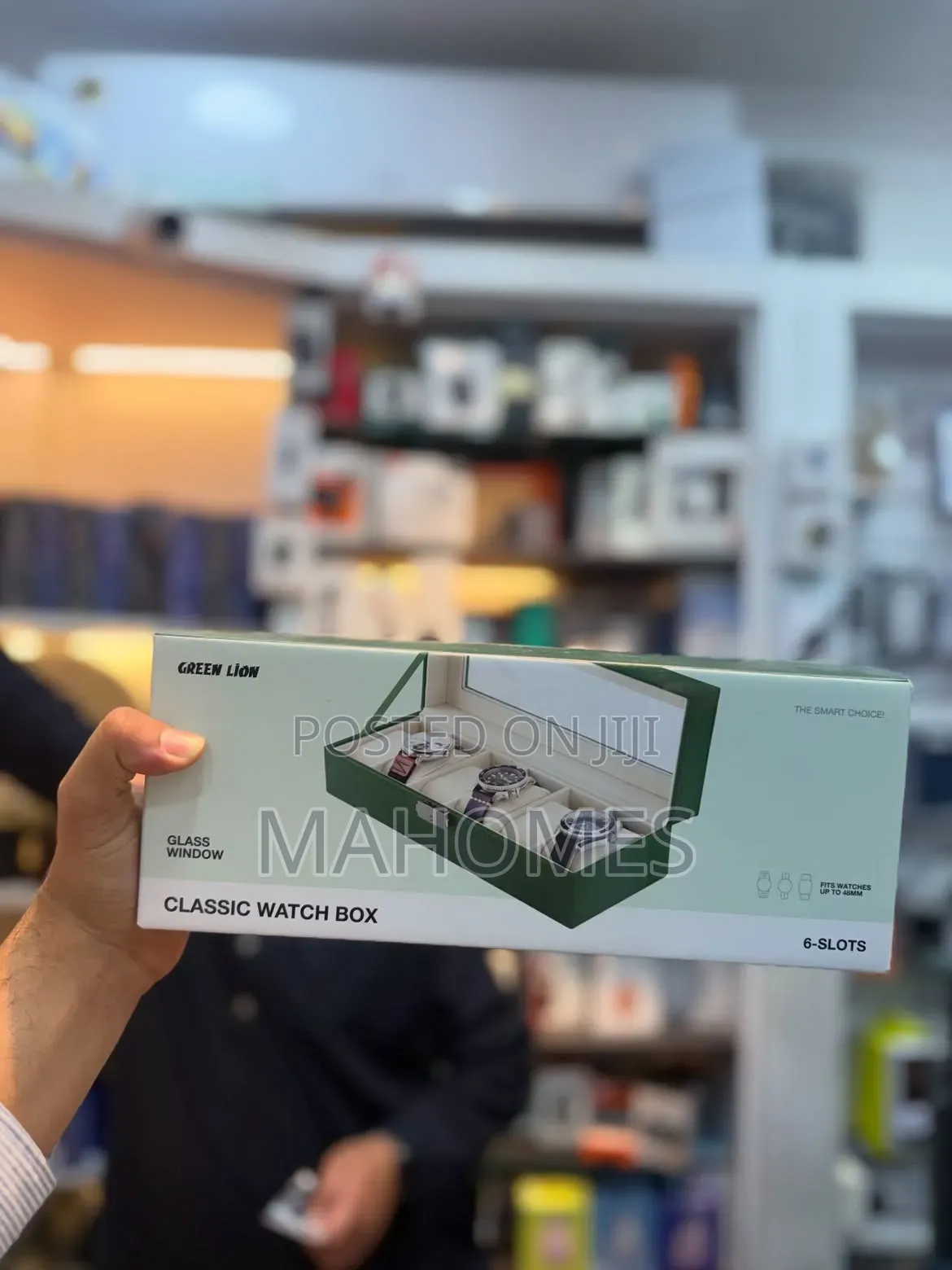 Green Lion Classic Watch Box (6 Slots