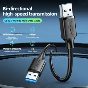 High-Speed Usb 3.0 Male to Male Data Cable for Fast Data Transfer