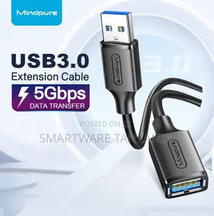 High-Speed Usb 3.0 Extension Cable for Fast Data Transfer, 5gbps