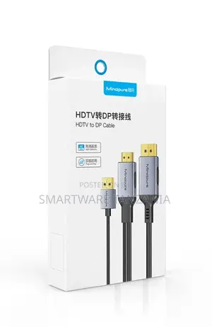 Mindpure HDTV to Dp Cable for Crystal Clear Video Connections