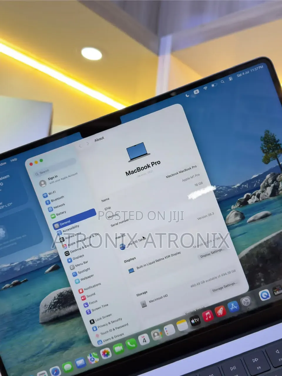 Laptop Apple MacBook Pro 2021 M1 16GB Intel Core i5 SSD 512GB
