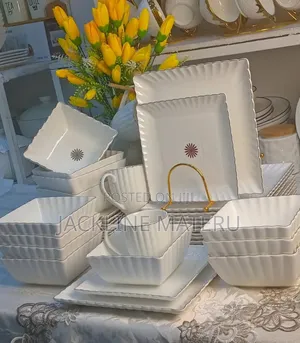 White Luxury Dinner Set 24pcs