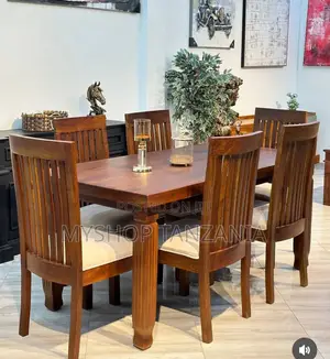 Dinning Table Full Set Viti 6 Mbao Mninga Hardwood