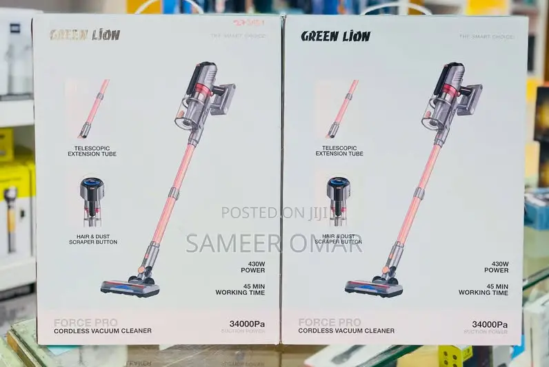Greenlion Cordless Vacuum Cleaner Force Pro 430watts