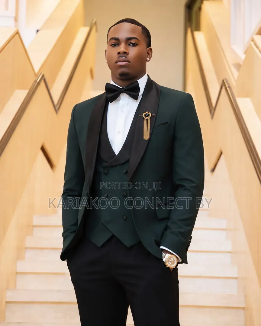 Classic Emerald Green 3-Piece Tuxedo