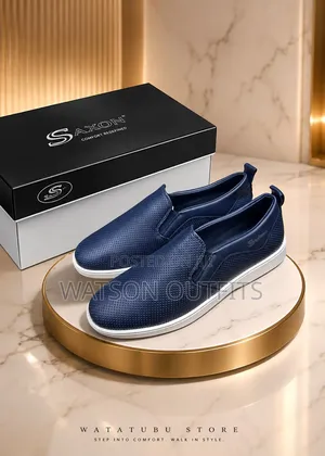 Men's Leather Casual Shoes Saxon Comfort Redefined Brand New