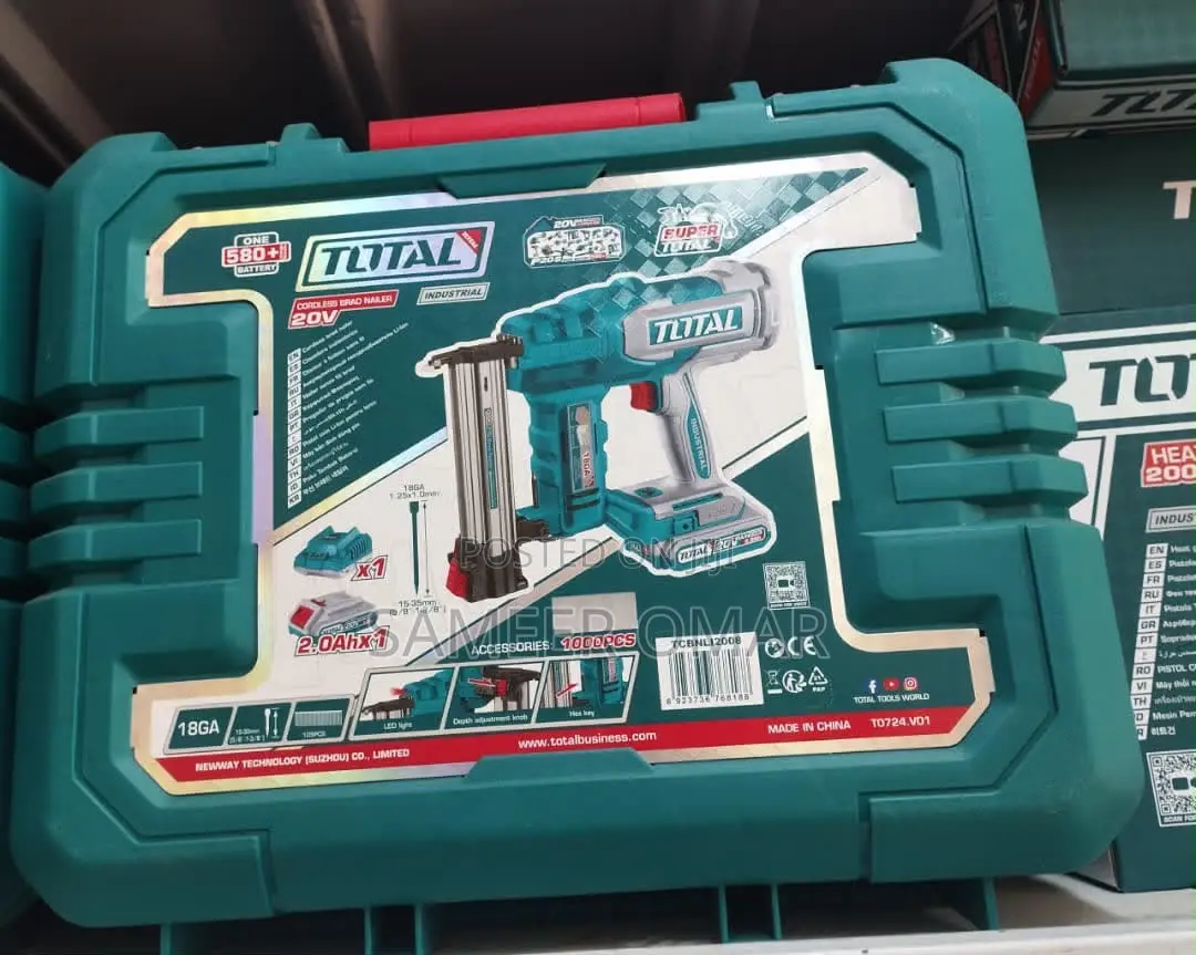 Total Cordless Brad Nailer 20v