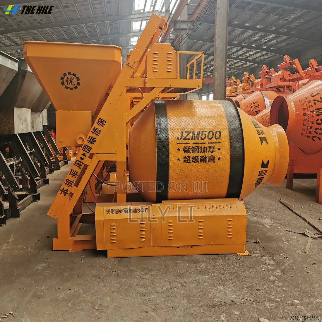 High Efficiency Concrete Mixer 500l Industrial Grade Mixing Machine