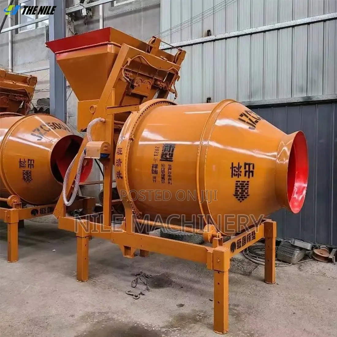 Durable Concrete Mixer With Reinforced Steel Drum Heavy Duty Design