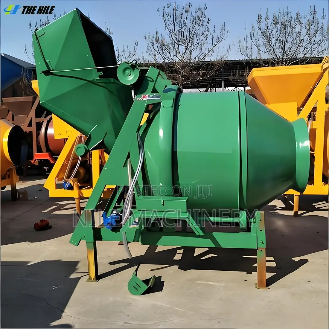 Large Capacity Concrete Mixer 500l Twin Shaft Forced Mixing