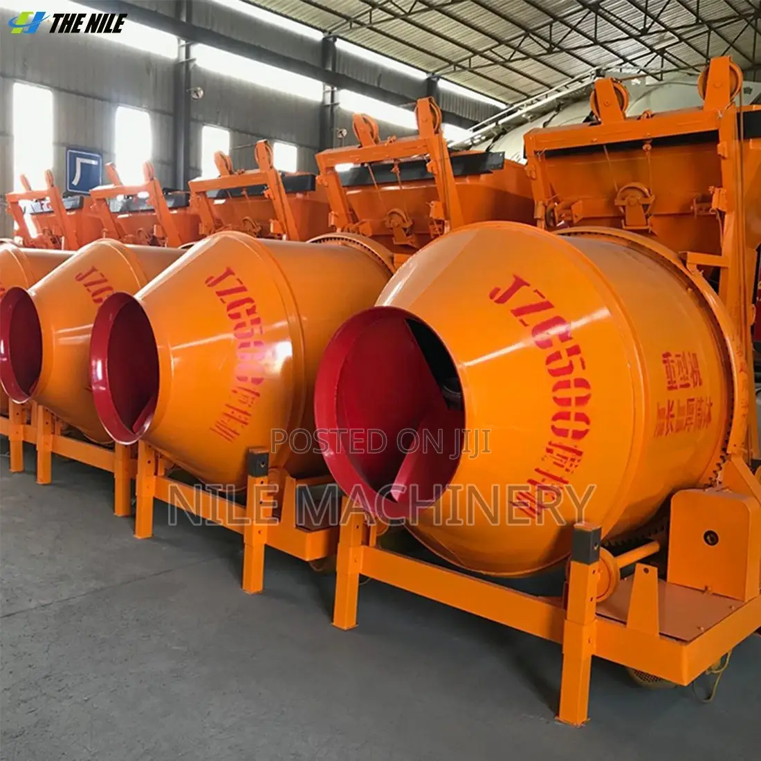 Strong Concrete Mixer 500l Electric Motor Driven Civil Engineering