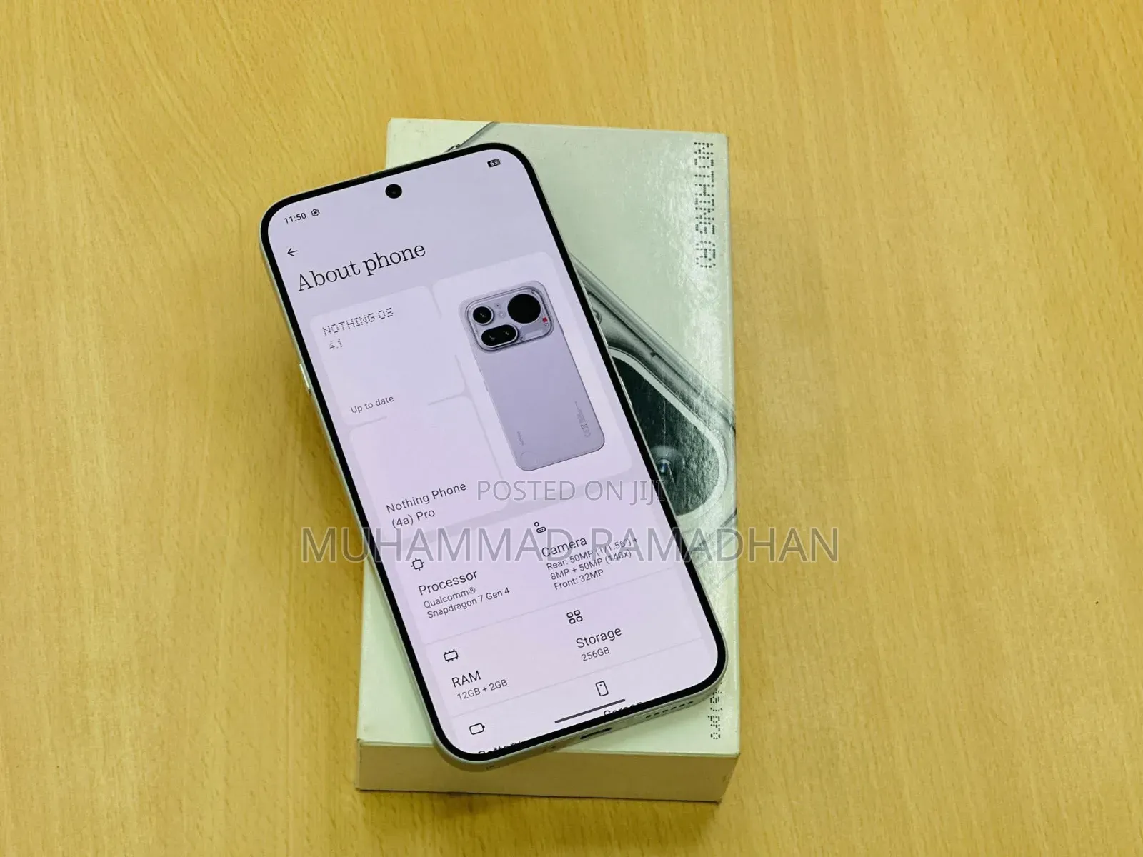 New Nothing Phone 4a Pro 256 GB White