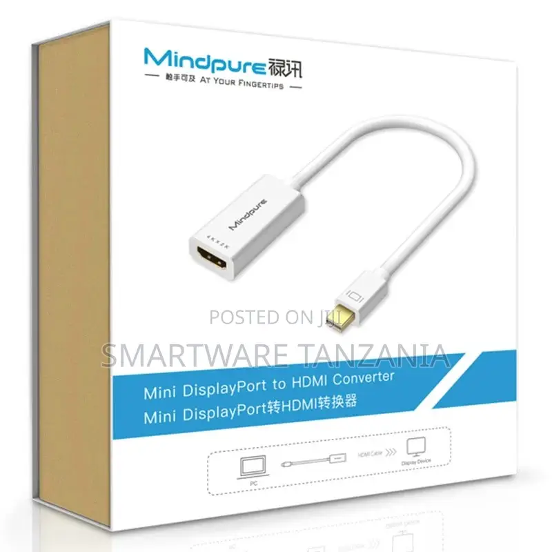 Mindpure Mini Displayport To Hdmi Converter For Seamless Connectivity