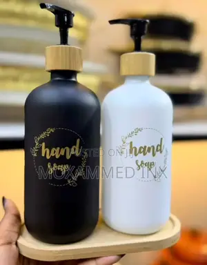 Refillable Soap Dispensers Full Set