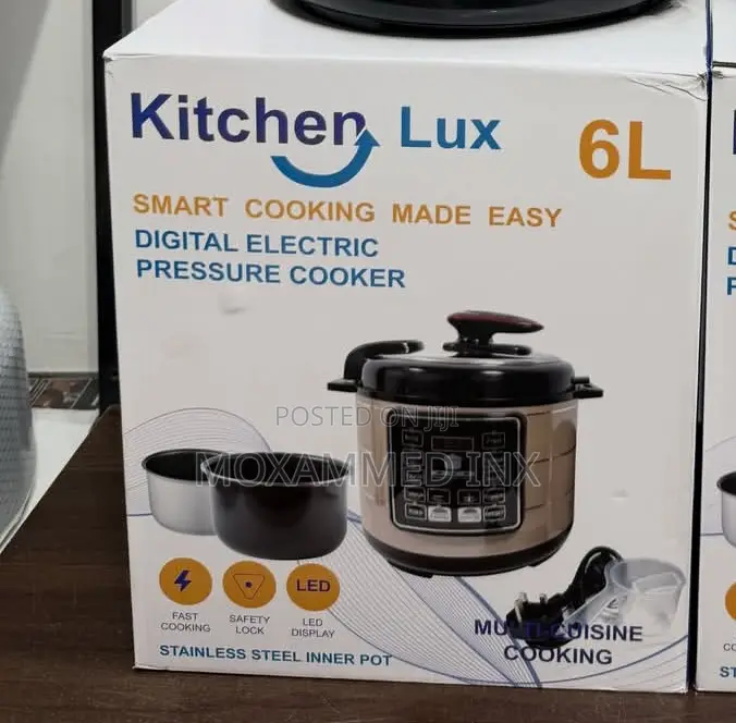 Kitchen Lux 6l Digital Electric Pressure Cooker,