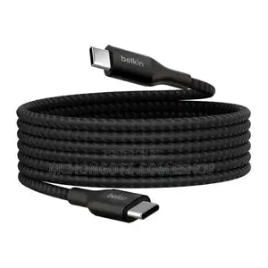 Usb C | Type C To Type C Cable 2m 240w Black Braided Fast Charging