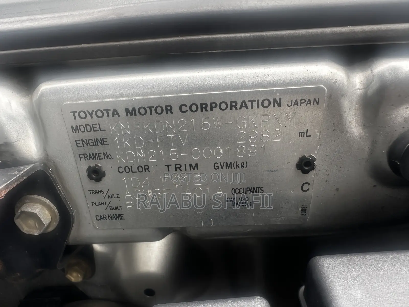 Toyota Hilux Surf 3.0DT 2005 Silver