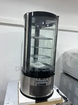 Vertical Rotating Cake Showcase Display
