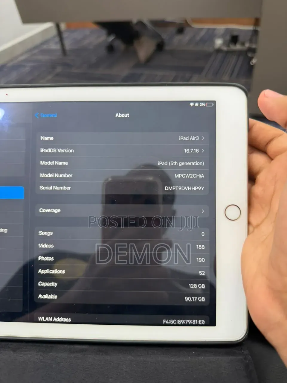 New Apple iPad 5 (2022) 128 GB Gray