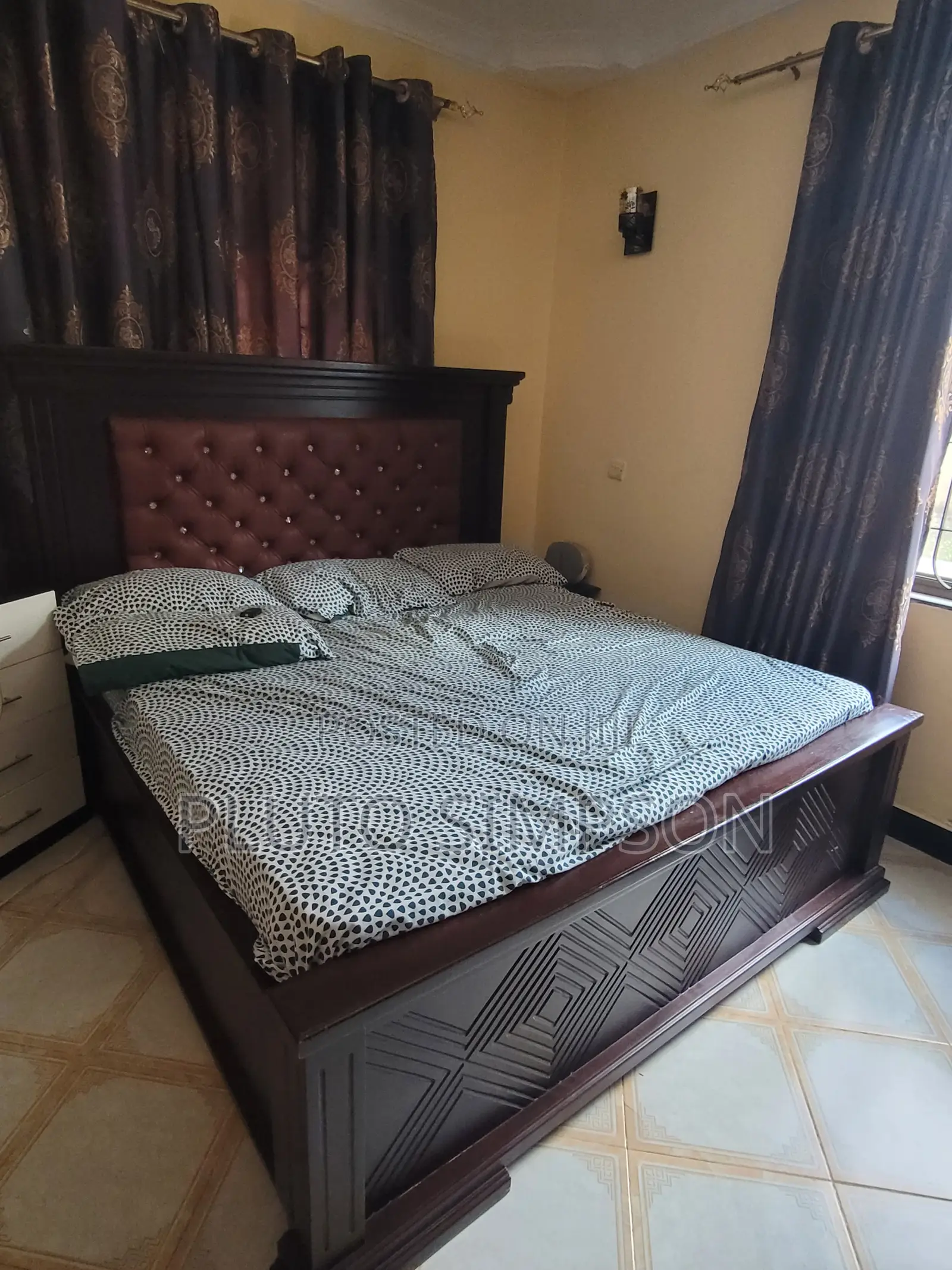Kitanda 6*6 Na Godoro Spring Tanform Arusha