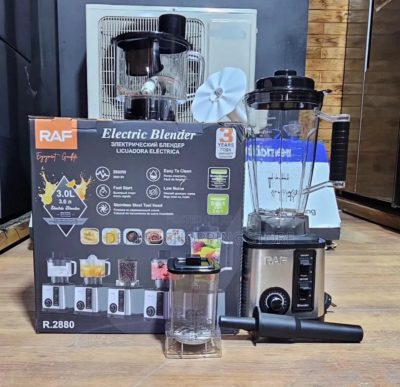 Heavy Duty 3l Electeic Blender Raf 2 in 1