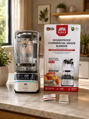 6ltrs Mimax Soundproof Commercial Blender