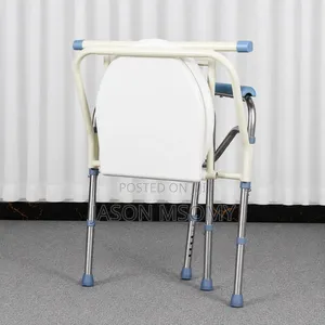 Adjustable Stainless Steel Commode Chair