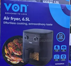 Von 6.5 Liters Manual Air Fryer (Best Quality)