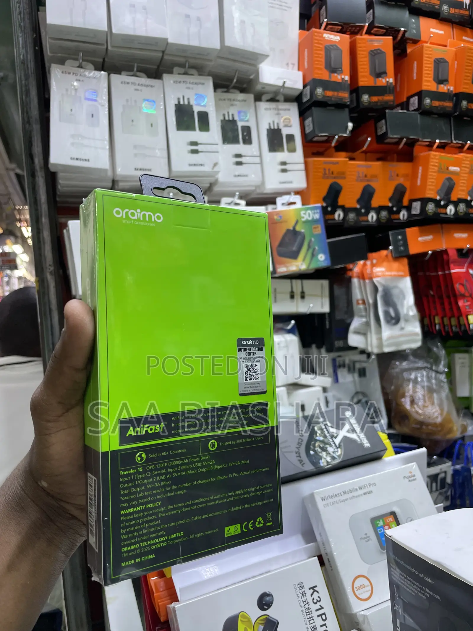 Oraimo Powerbank Watts 20