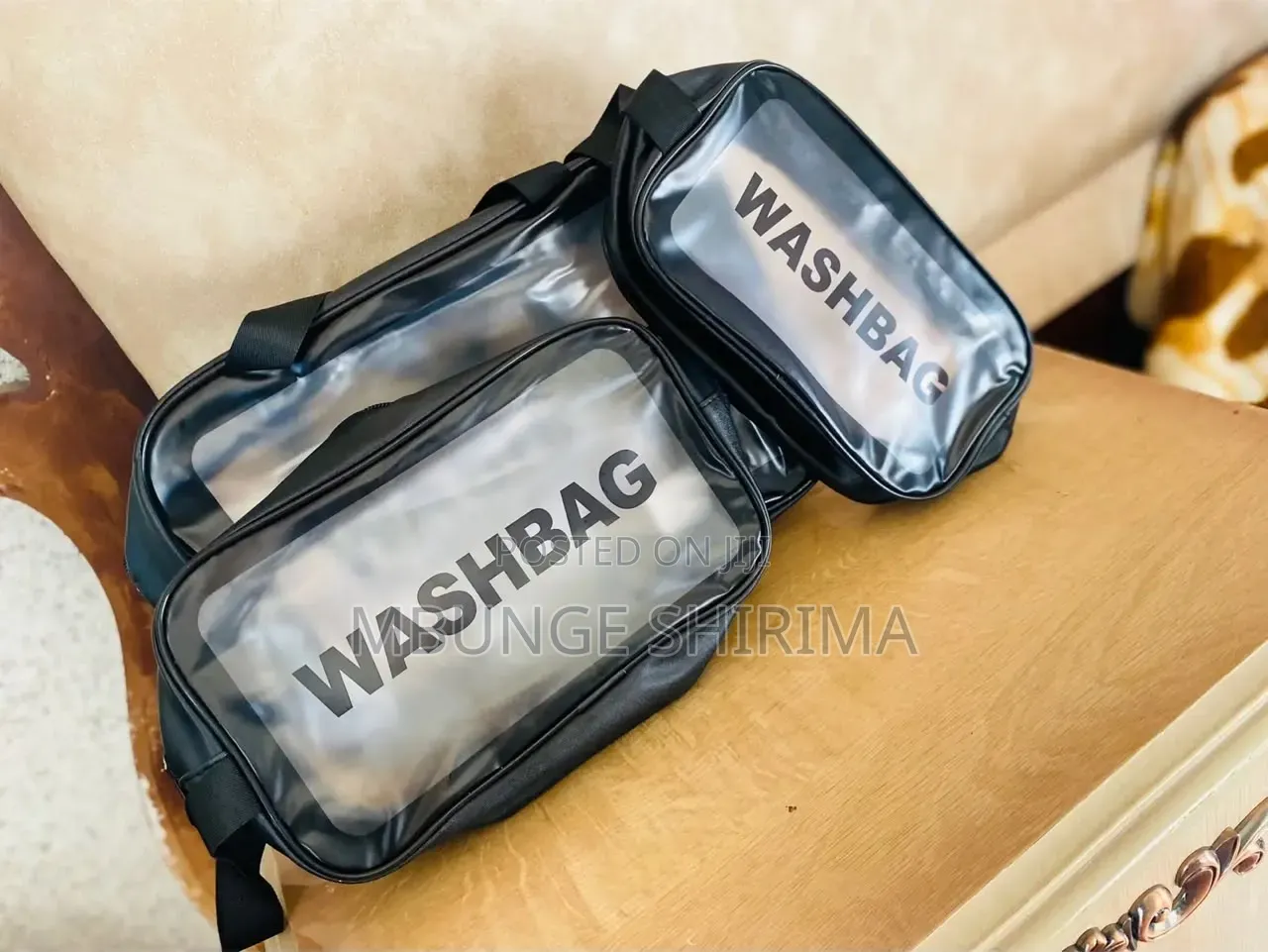 *#3-pieces Washbags*