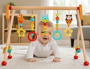 Wooden Activity Pull Gym for Kids