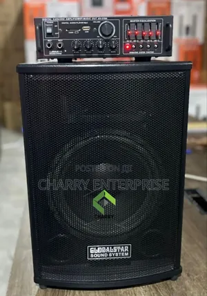 Globastar Speaker Sound System and Power Amplifier Kwa Matangazo N.K