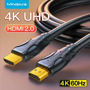 High-speed Mindpure Uhd Hdmi 2.0 Cable For Crisp Video Quality