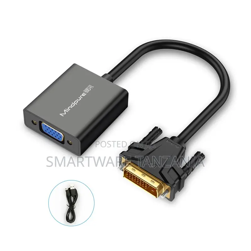 High-quality Dvi To Vga Adapter With Usb Power Support For Easy Use
