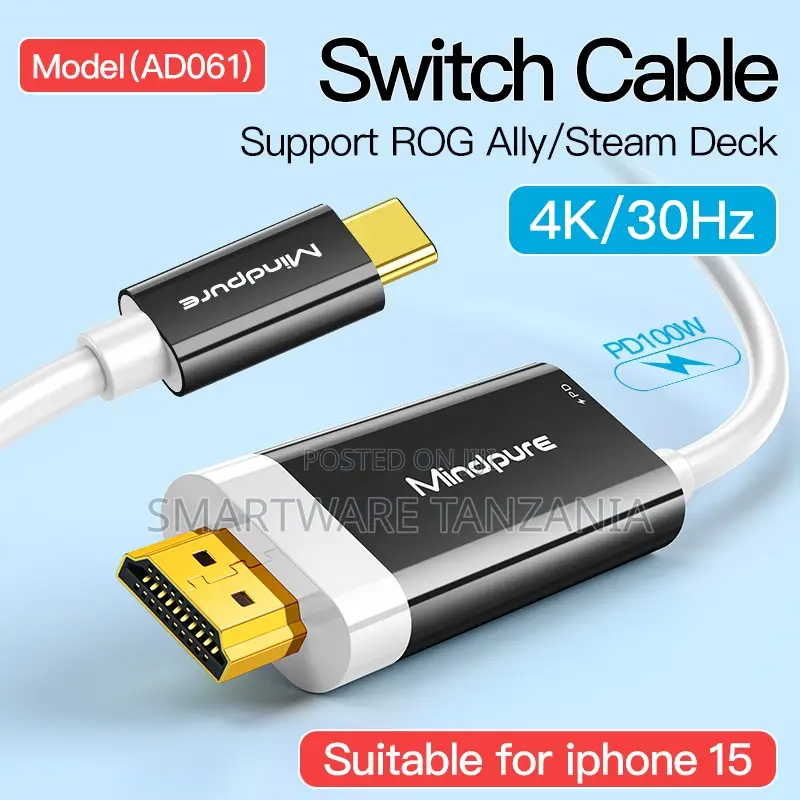 High-Performance Mindpure Switch Cable for Gaming and Charging