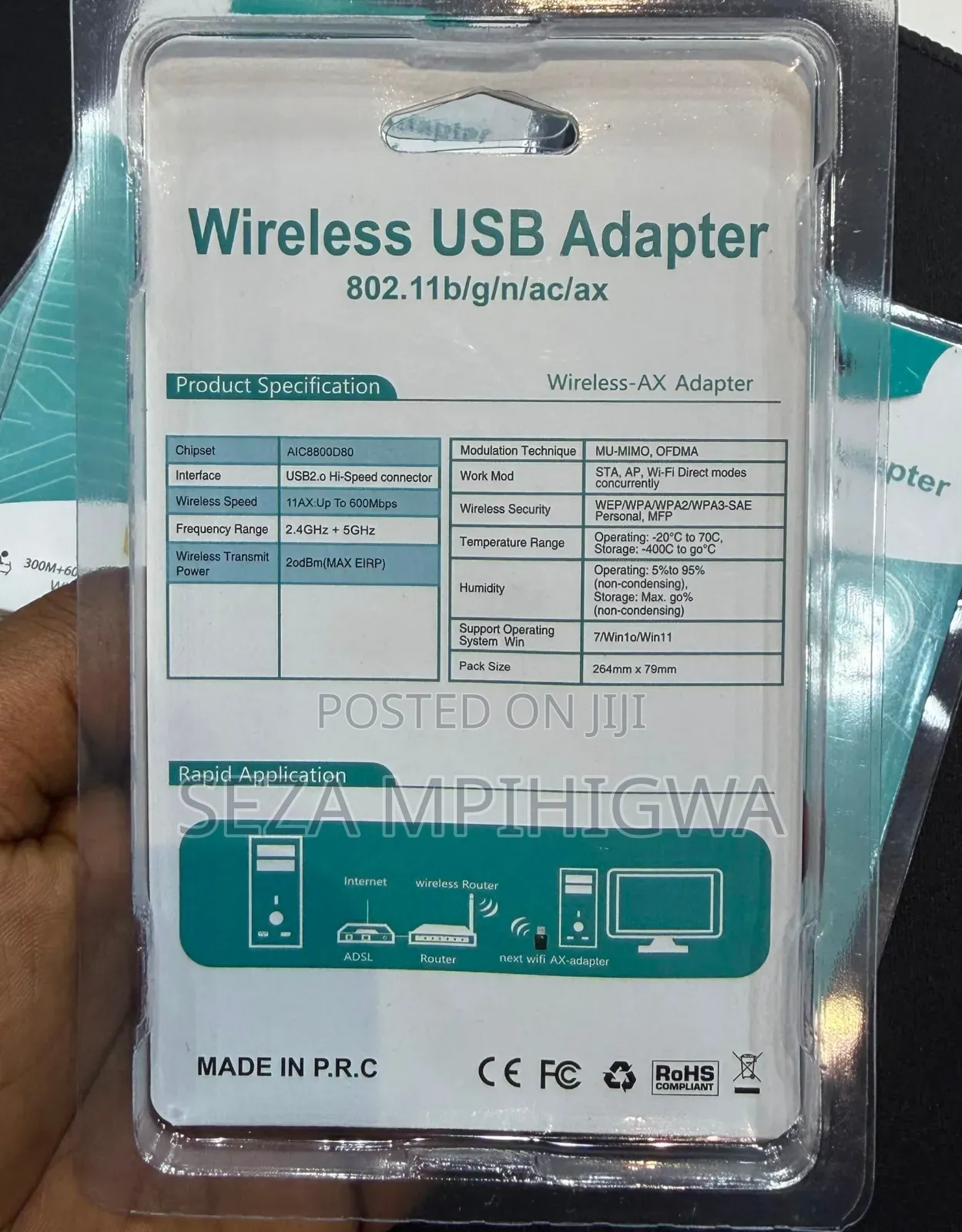 Wifi Bluetooth Adapter Ax