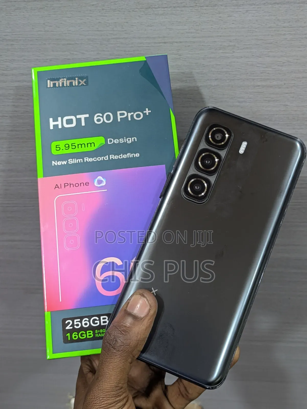 New Infinix Hot 60 Pro+ 256 GB Gray