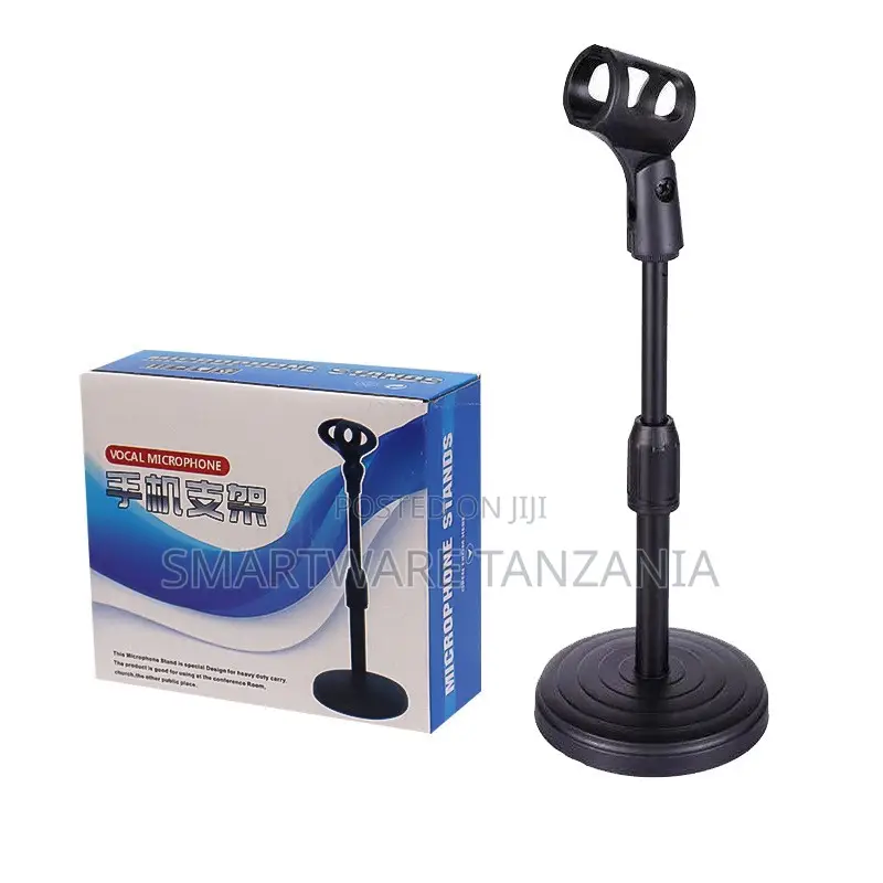 Microphone Stand With Extendable Height for Live Streaming Conferences