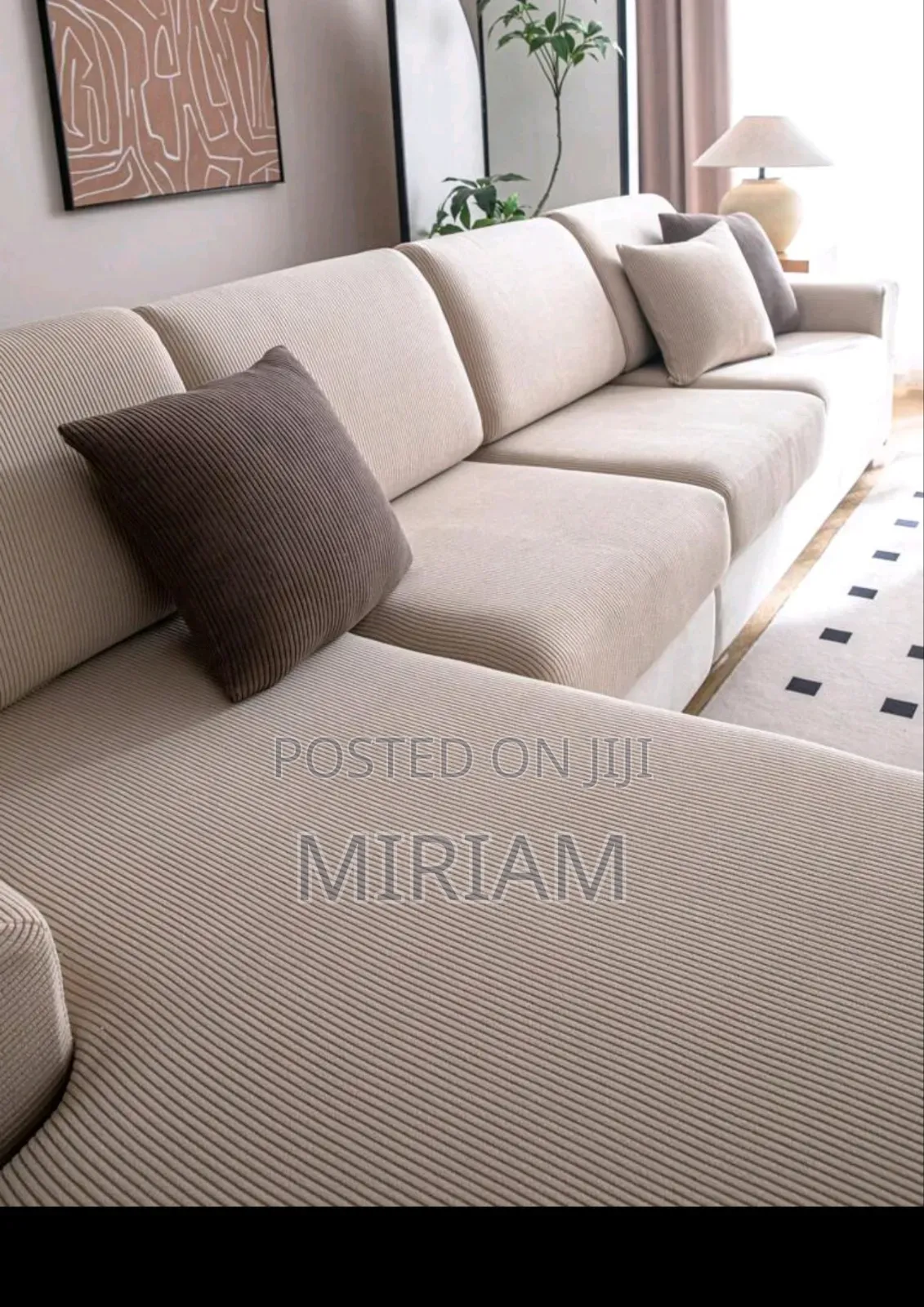 Shein Non-Slip Sofa Cushion Covers for 1, 2 3 Seater Sofas
